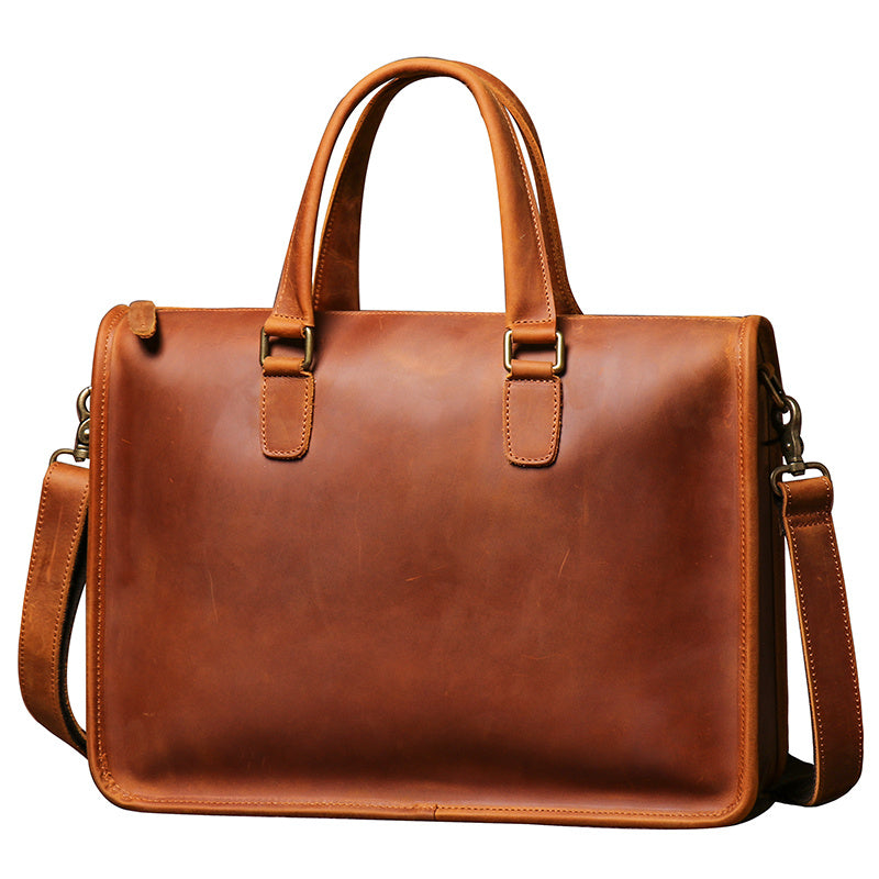 Heisenberg Ledger – Chemist’s Crazy Horse Leather Briefcase