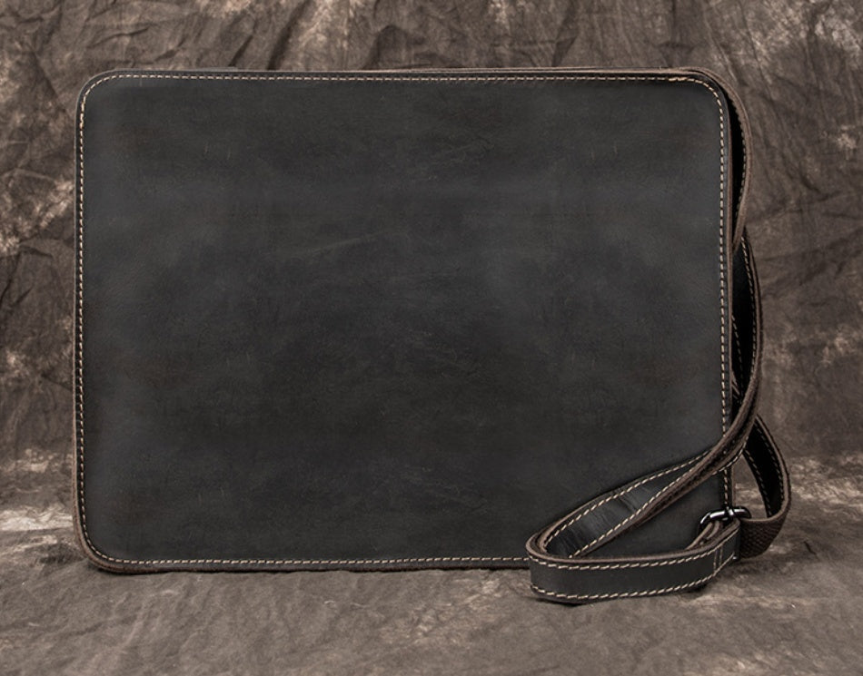 Hawkins Lab Notes – Leather Data Scientist Messenger Bag