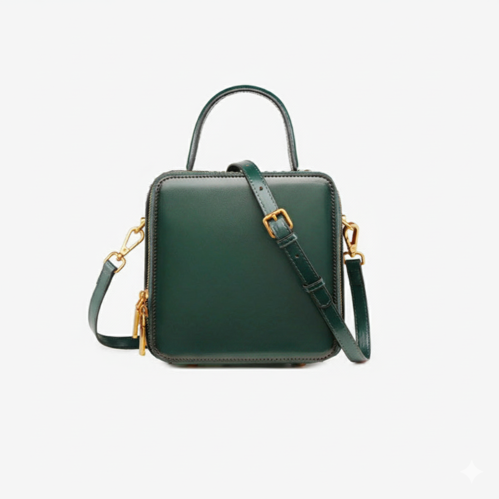 Vroom Vibe – Structured Zip Shoulder Bag