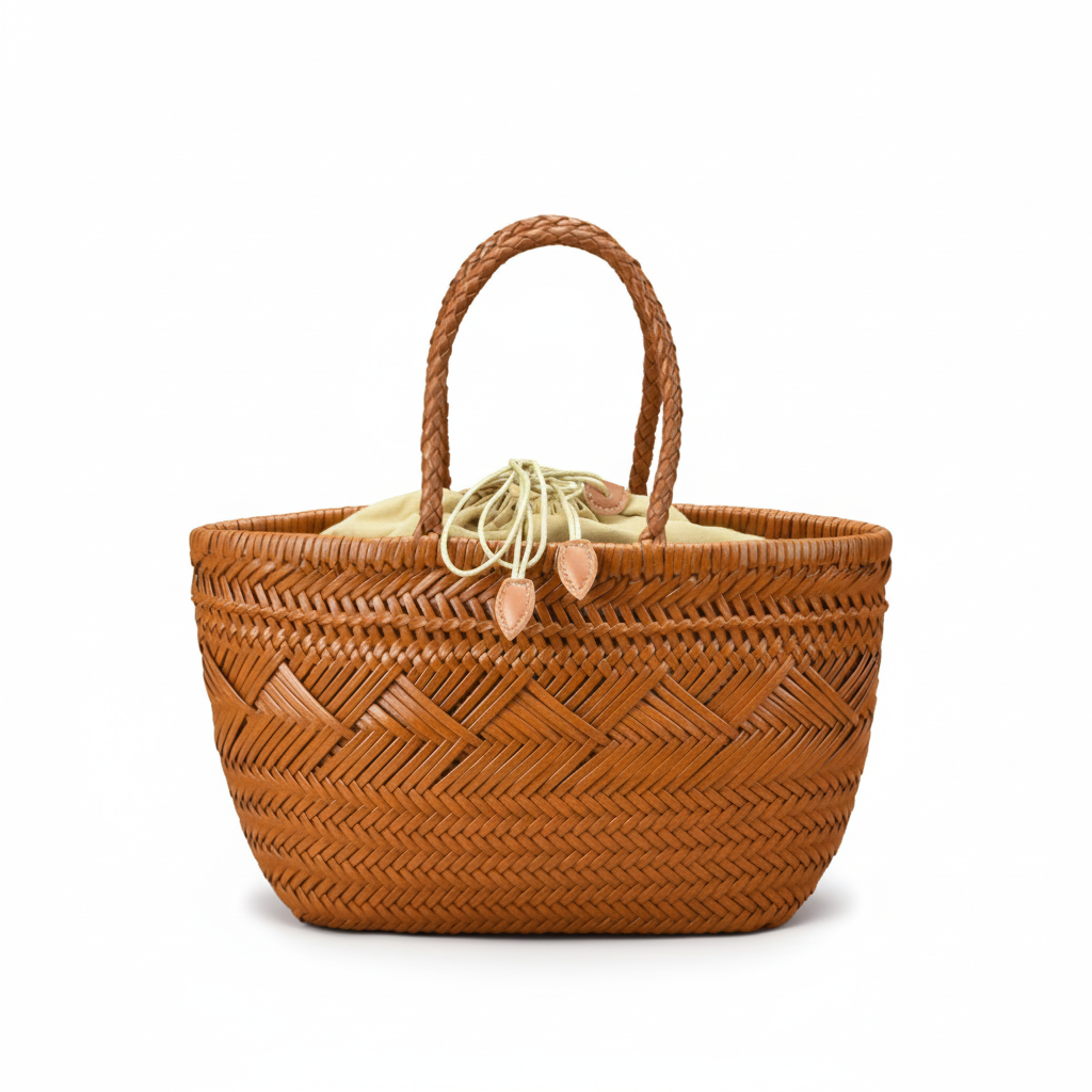 The One with the Market Stroll – Woven Tote Bag