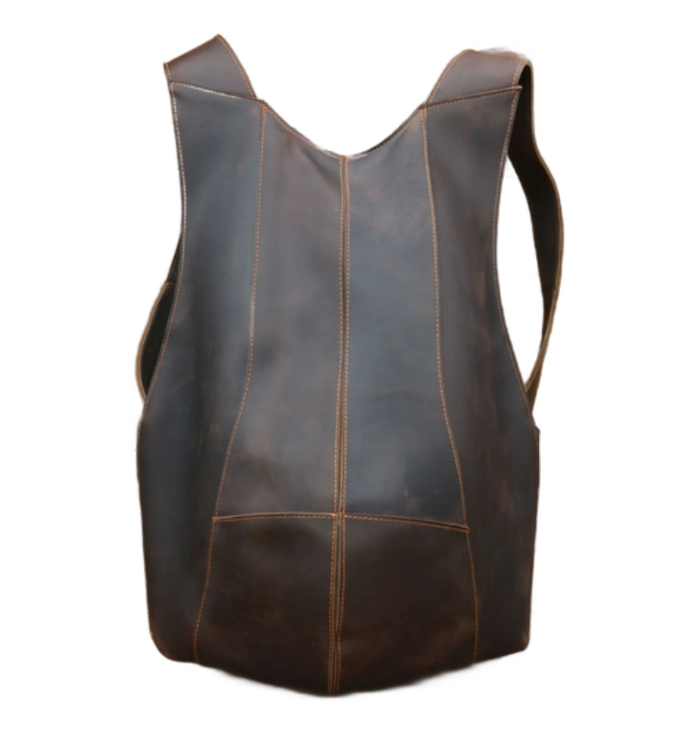 Lose Yourself in Notes  – Modernist Cowhide Backpack
