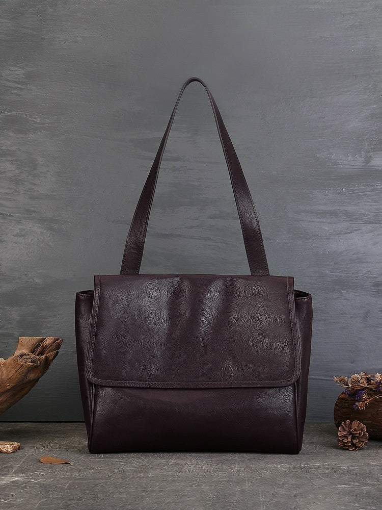 Gold Rush Ledger – Genuine Leather Work Tote