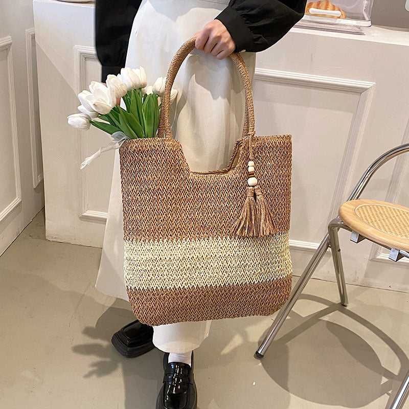 Thank U, Next Vacation Beach Woven Tote