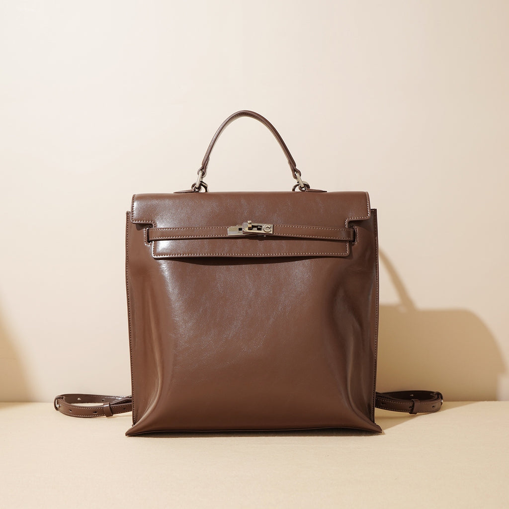 Autumn Term Leather Backpack