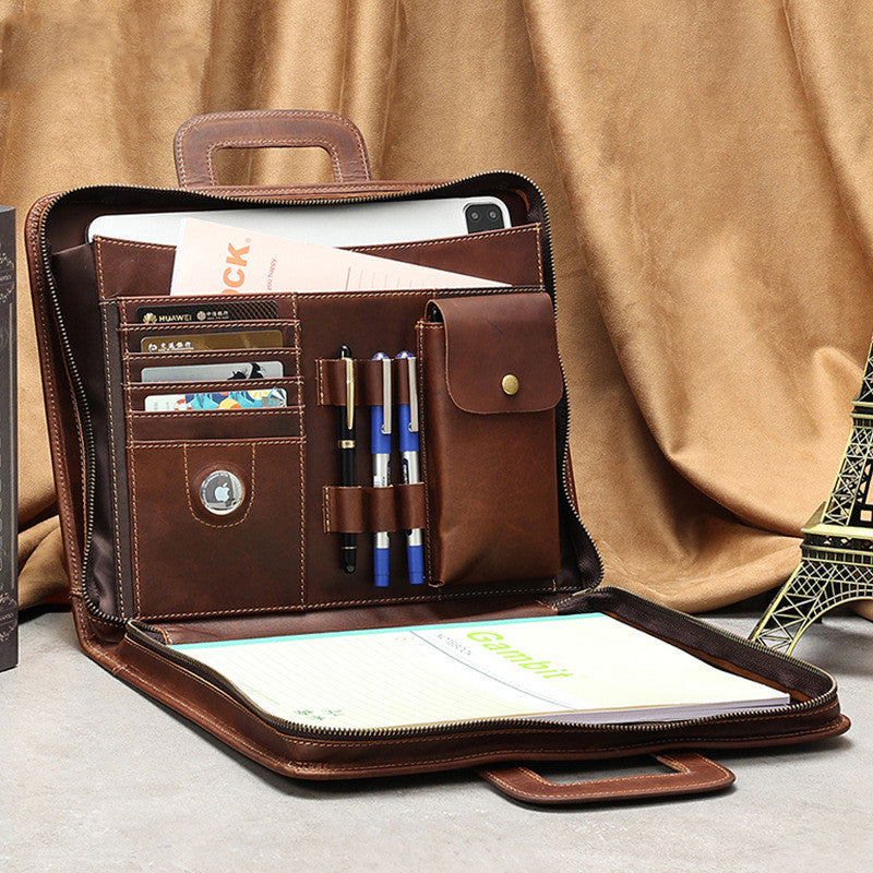 Unagi Utility – Crazy Horse Leather Laptop Case