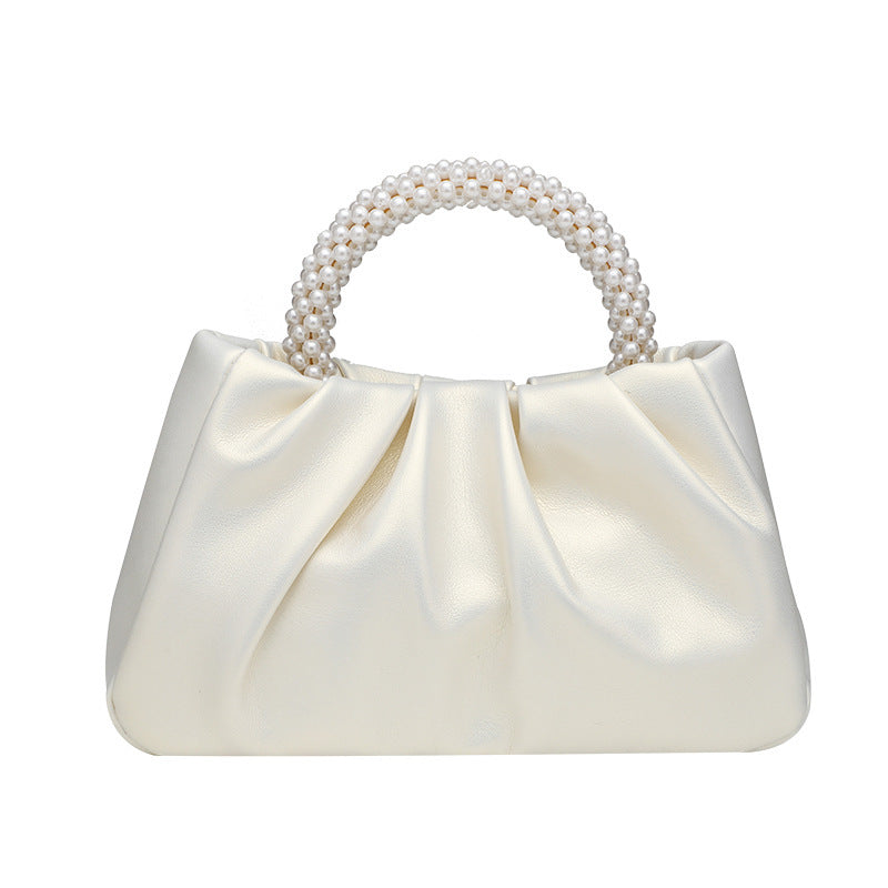 Cloud Nine – Elegant Pearl Handle Mini Bag
