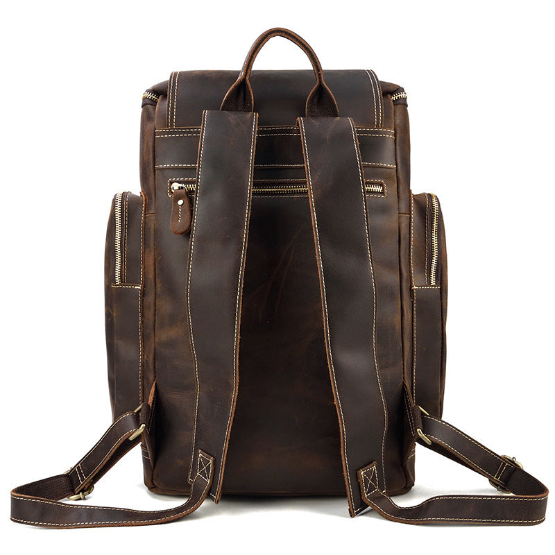 The Upside Down Drafts – Architect’s Crazy Horse Leather Backpack