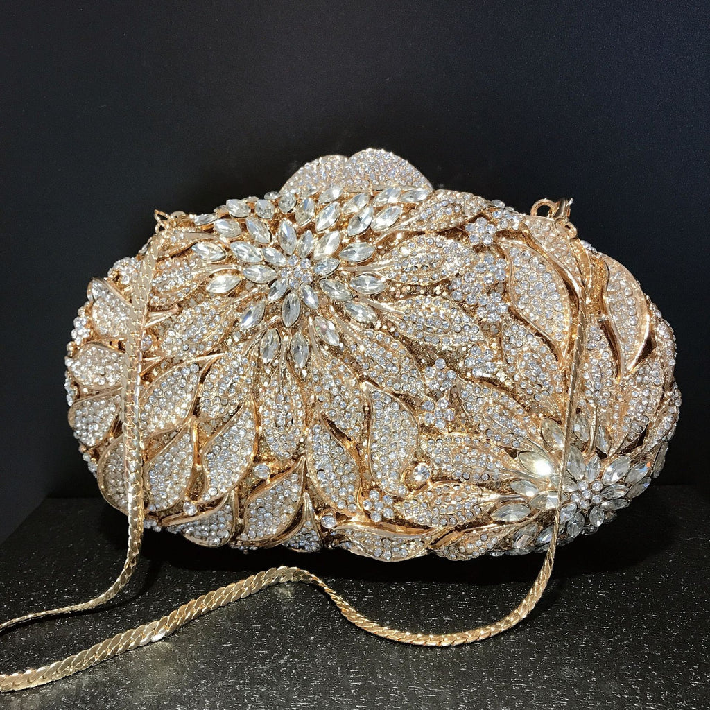 The Champagne Problems Crystal Clutch
