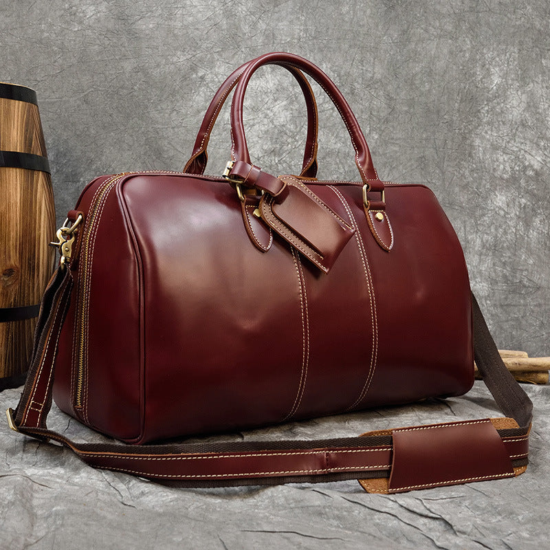 Vecna Voyage – Retro Leather Duffel