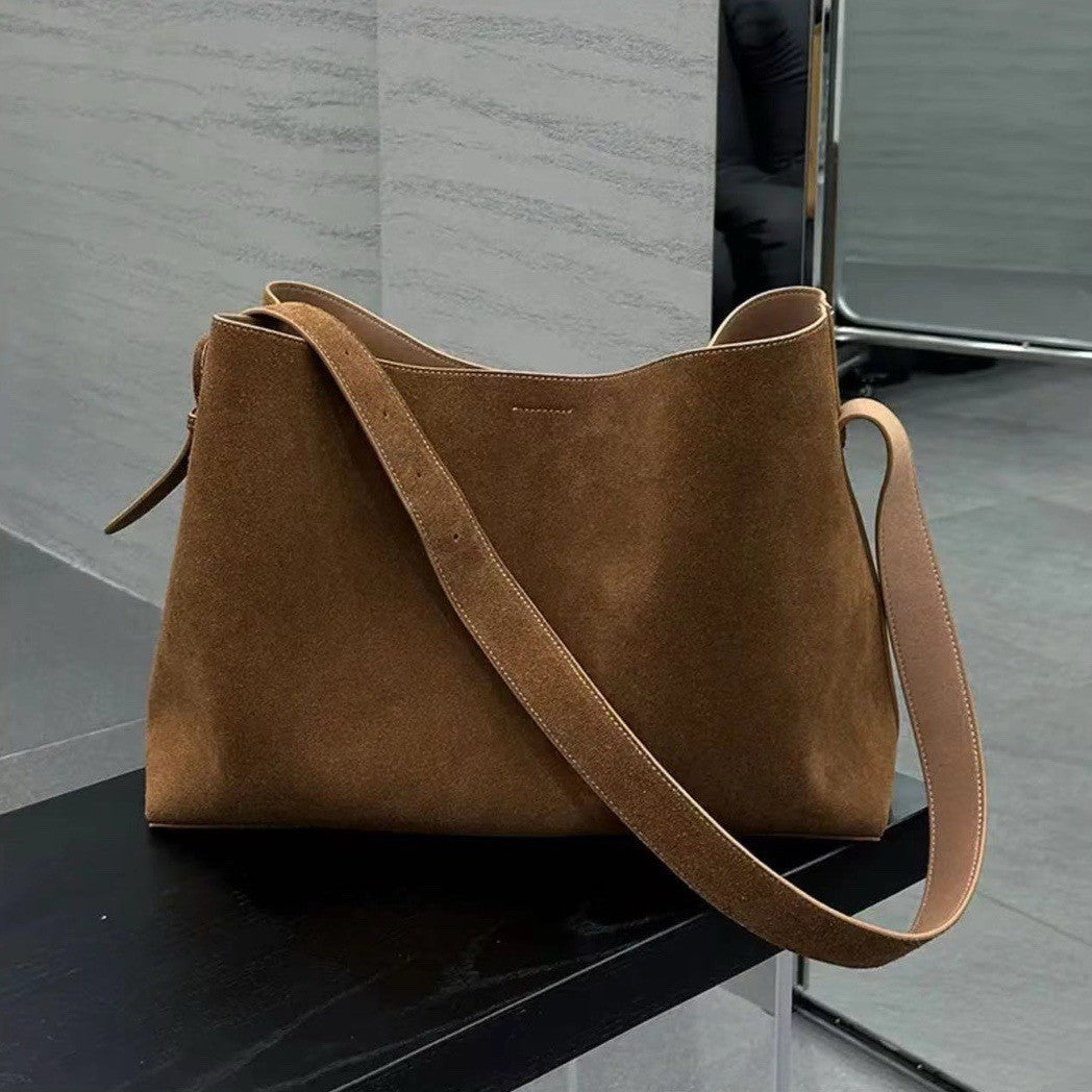 Cozy With Cashmere – Winter Matte Leather Crossbody