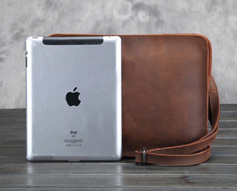 Hawkins Lab Notes – Leather Data Scientist Messenger Bag
