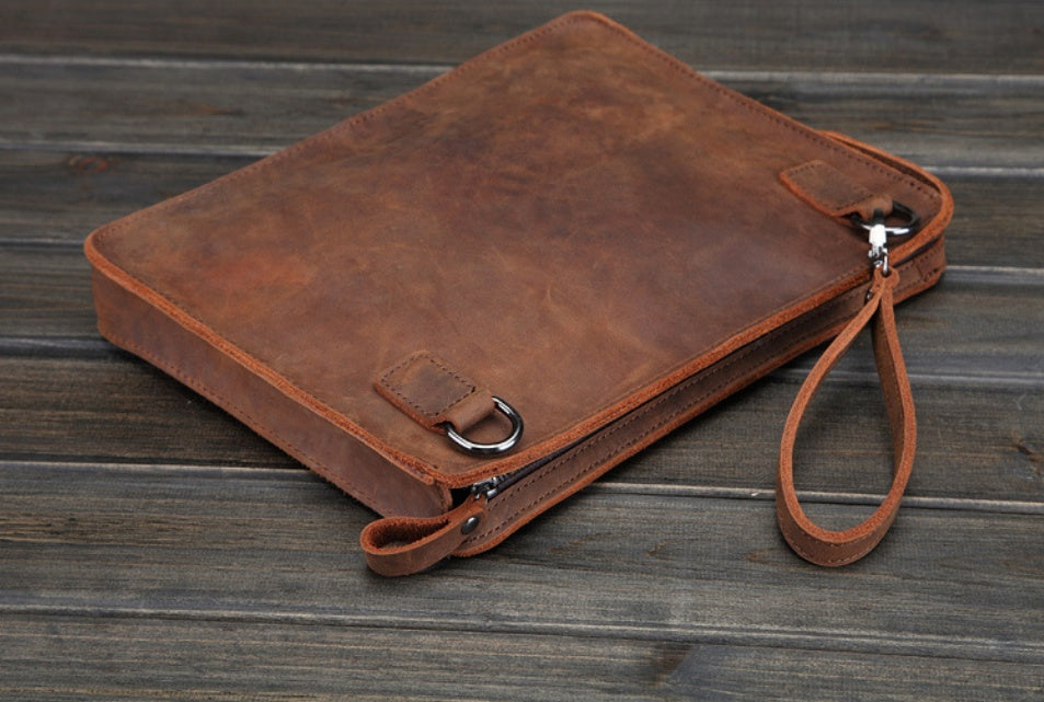 Hawkins Lab Notes – Leather Data Scientist Messenger Bag