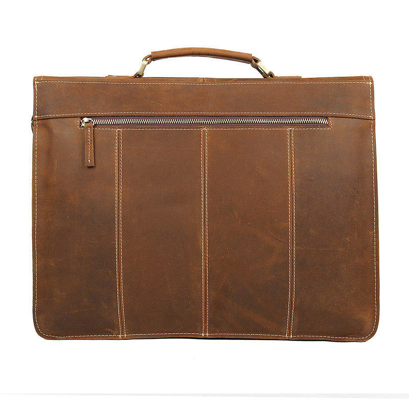 Brooklyn Bureau – Retro Leather Messenger