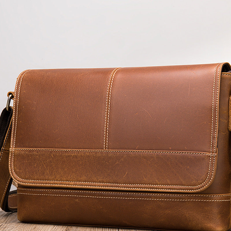 The Stinson Power Move Leather Messenger Bag