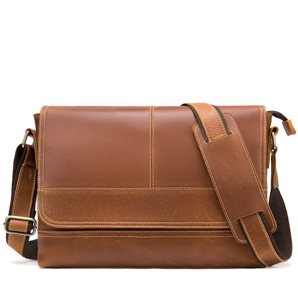 The Stinson Power Move Leather Messenger Bag