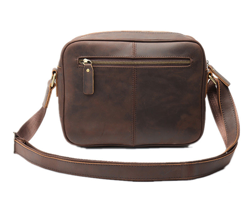 Ninety-Nine Checkpoint – Leather Messenger Bag