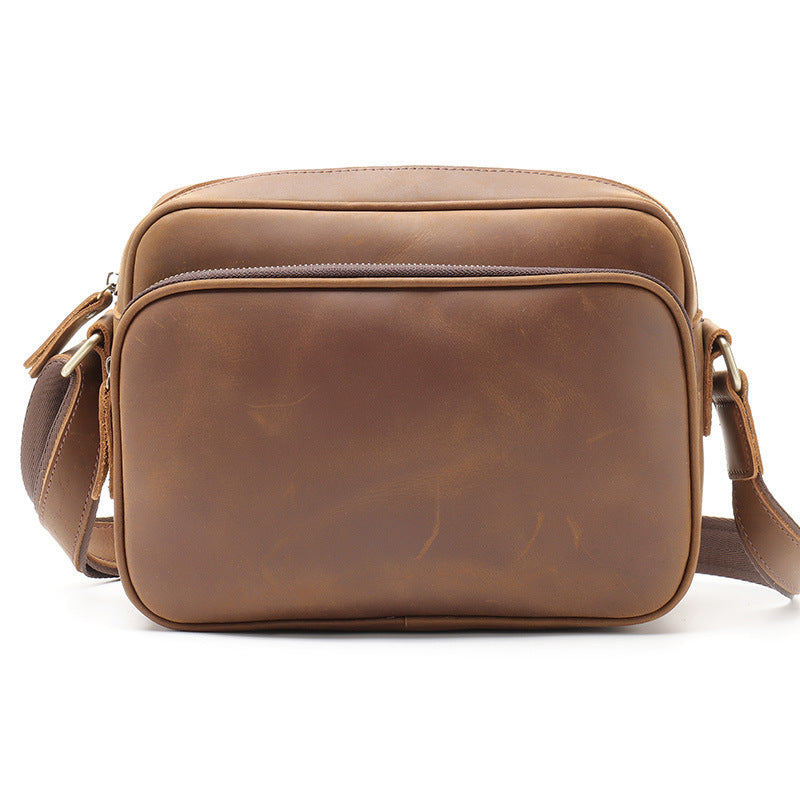 Ninety-Nine Checkpoint – Leather Messenger Bag