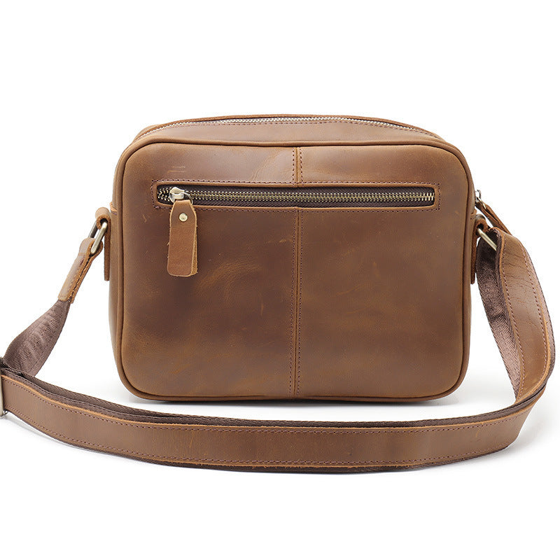 Ninety-Nine Checkpoint – Leather Messenger Bag