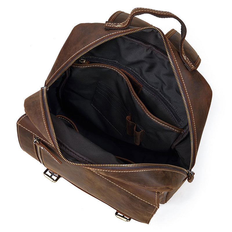 Pivot Your Plans – Leather Architecture Draft Backpack