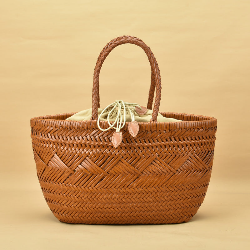 The One with the Market Stroll – Woven Tote Bag