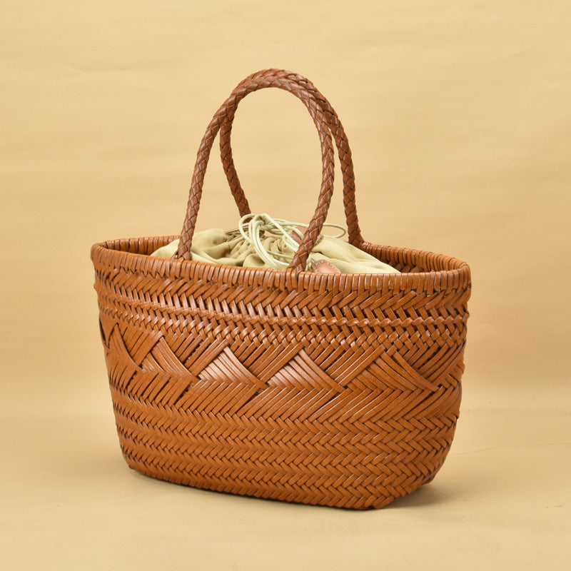 The One with the Market Stroll – Woven Tote Bag