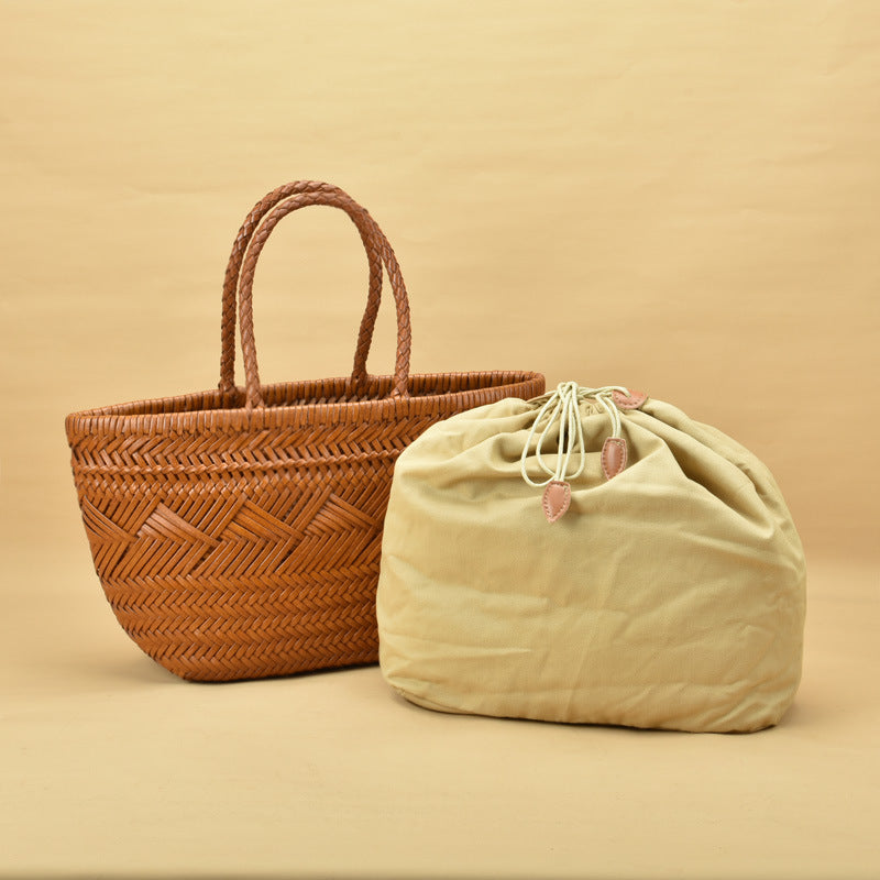 The One with the Market Stroll – Woven Tote Bag