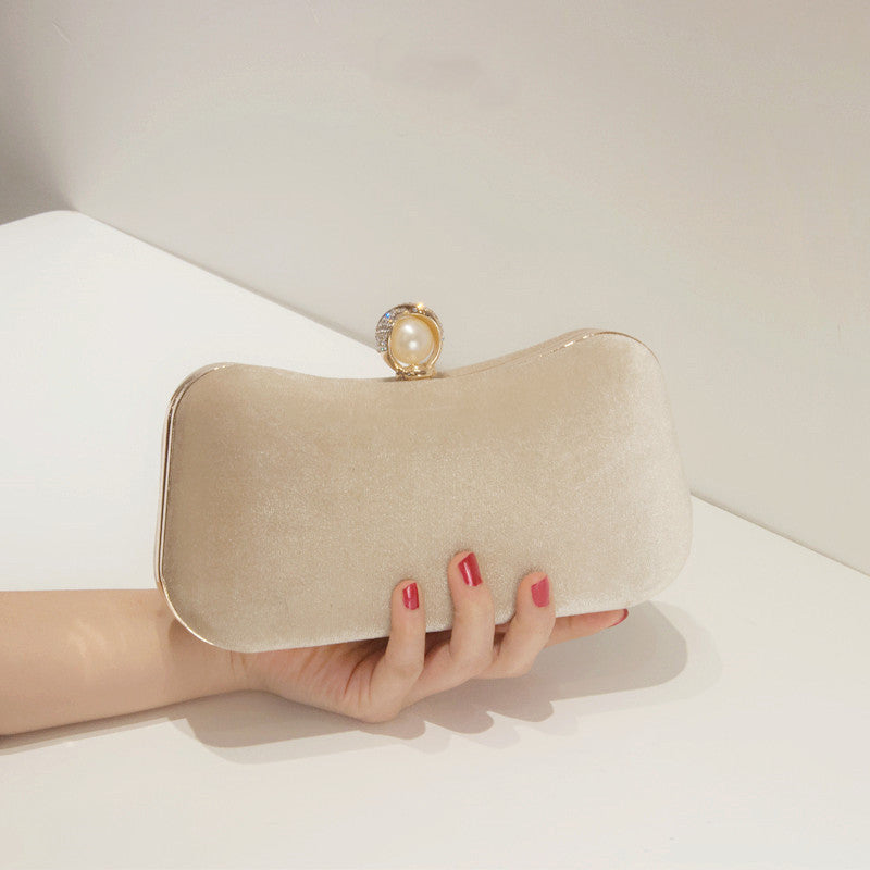 Velvet hot vintage lady handbag