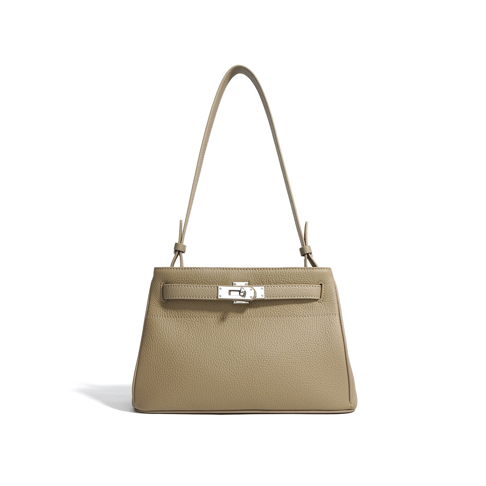 The Waldorf Lock Leather Shoulder Bag