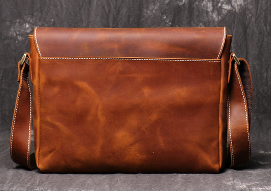 The Jeffords Built-Tough Leather Messenger Bag