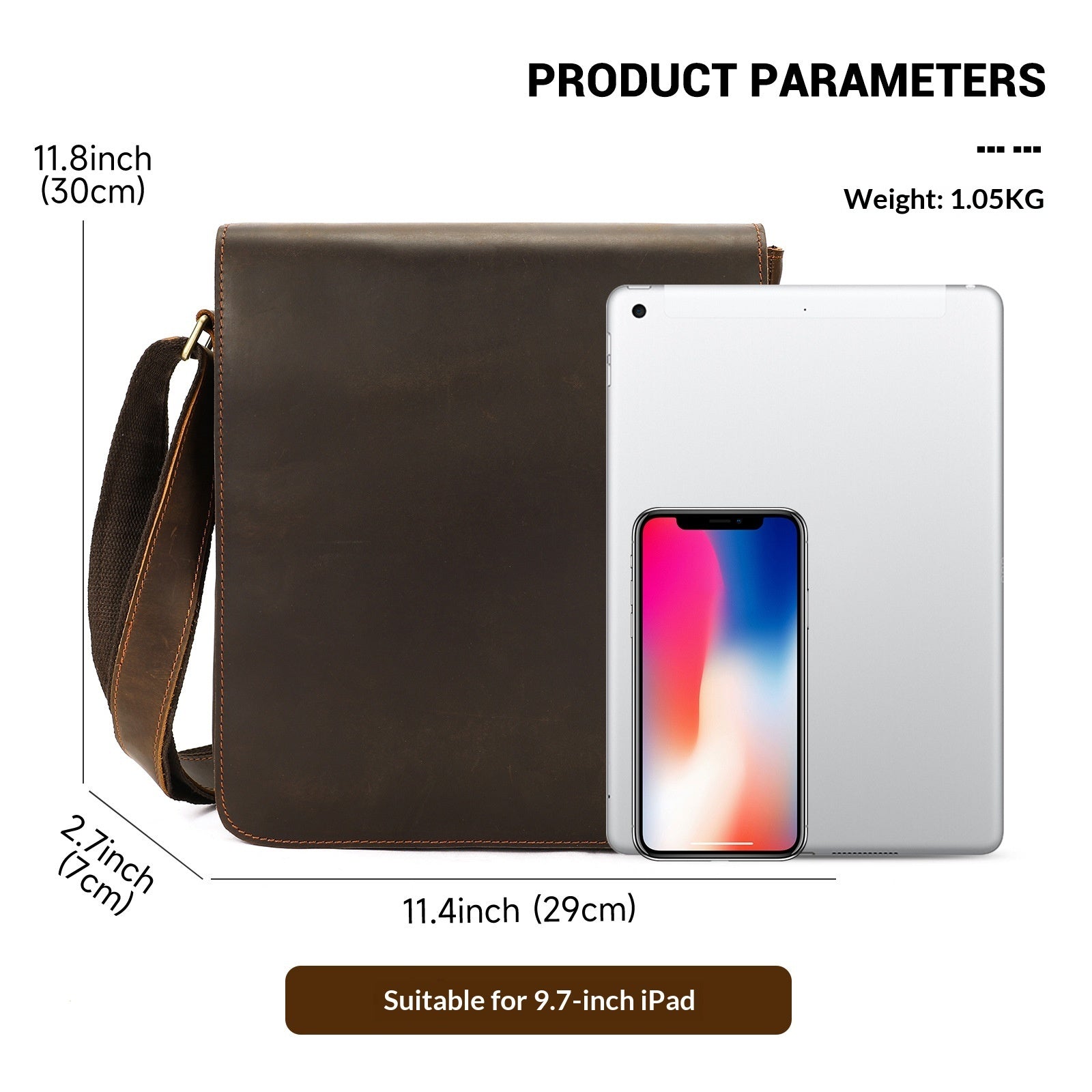 The Jonathan Byers Classic Leather Crossbody Bag