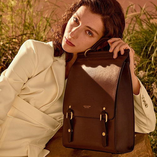 Lorelai’s Legacy – Vintage Leather Backpack for Writers on the Move