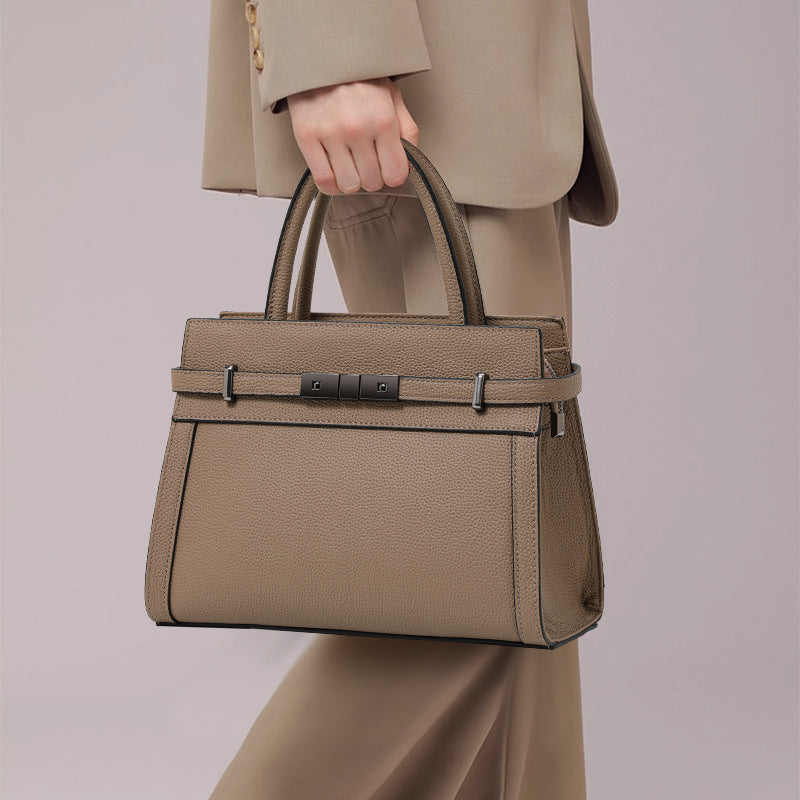 The Sylvie Power Move Leather Top-Handle Bag