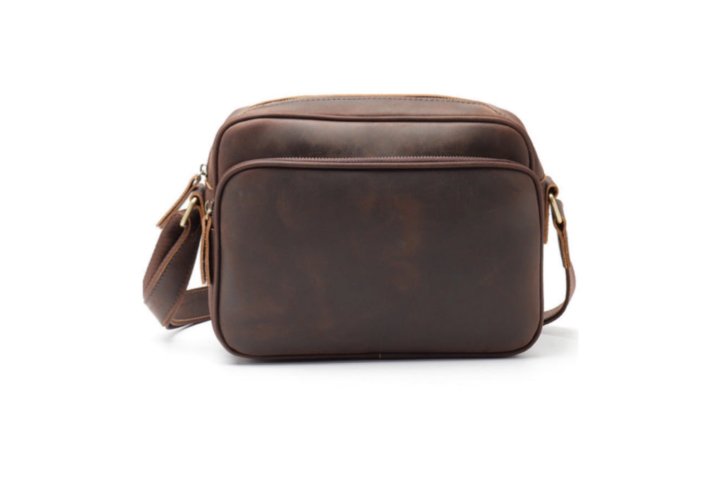 Ninety-Nine Checkpoint – Leather Messenger Bag