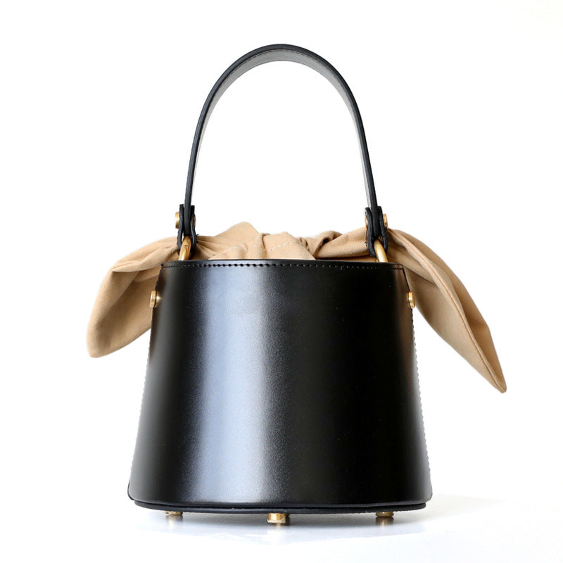 Getaway Car Nights Leather Bucket Bag
