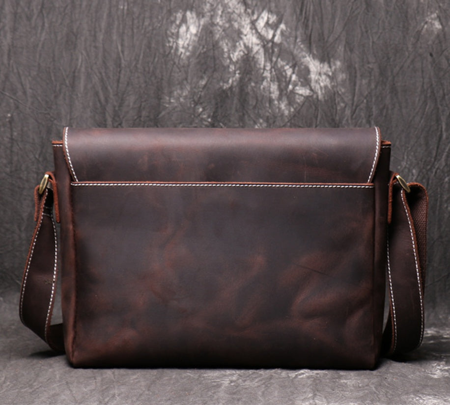 The Jeffords Built-Tough Leather Messenger Bag