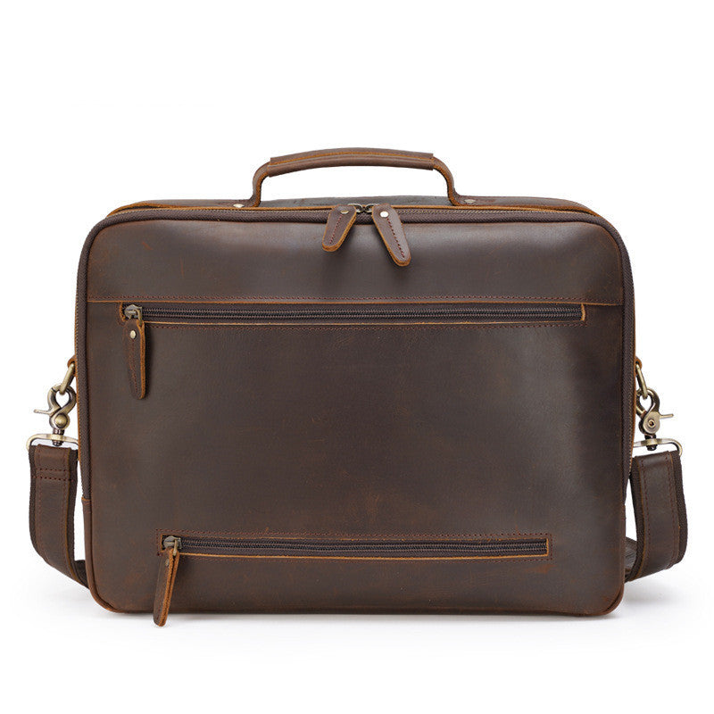 The Bro Code Brief – Timeless Cowhide Messenger