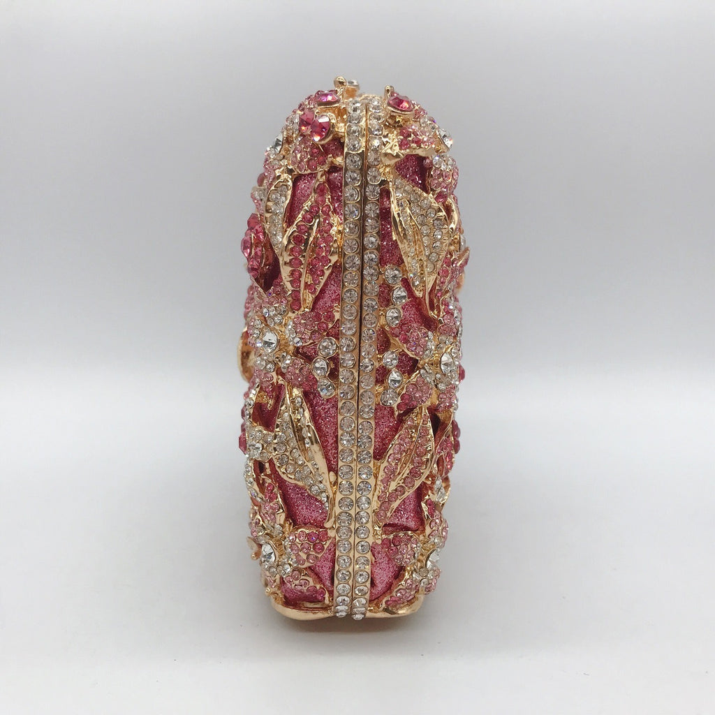 Taste of Glam – Pink Crystal Evening Bag
