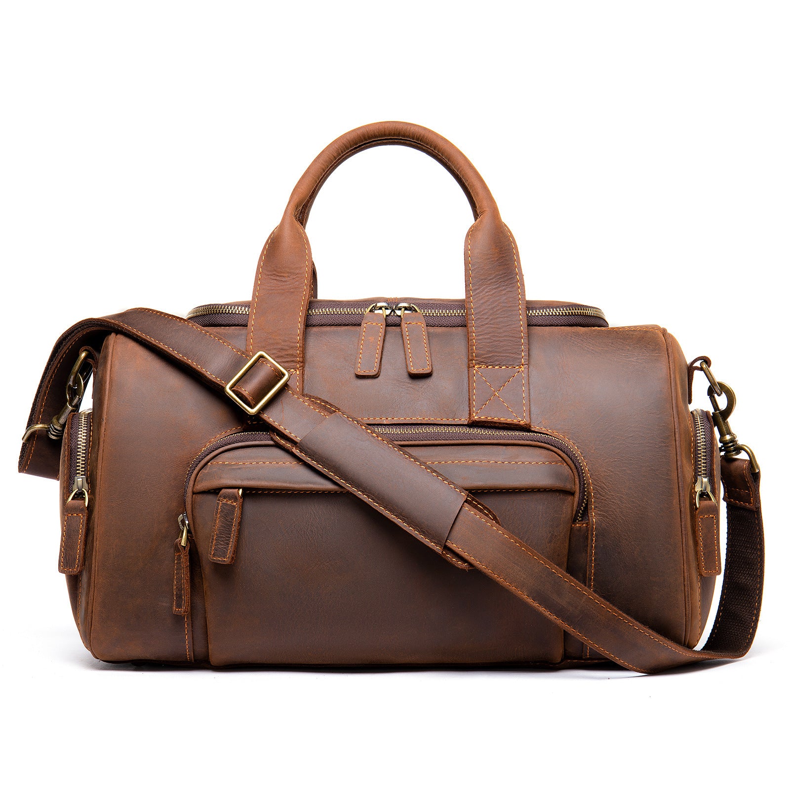 Eight Miles to Gate A – Leather Consultant Weekender Bag