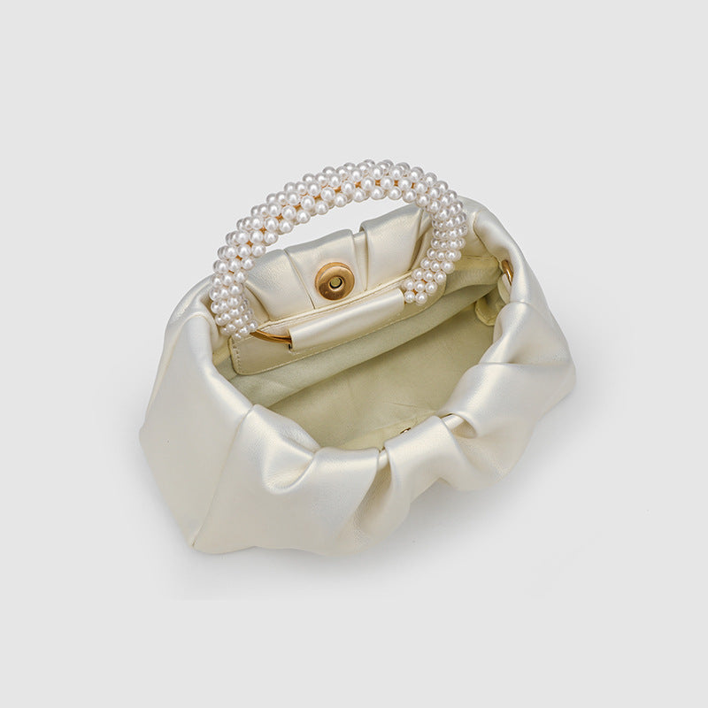 Cloud Nine – Elegant Pearl Handle Mini Bag