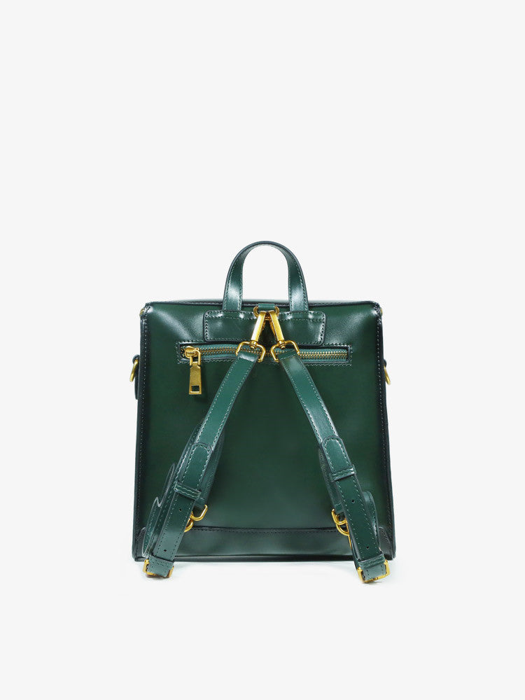 The Elite Edit – Polished Green Schoolbag