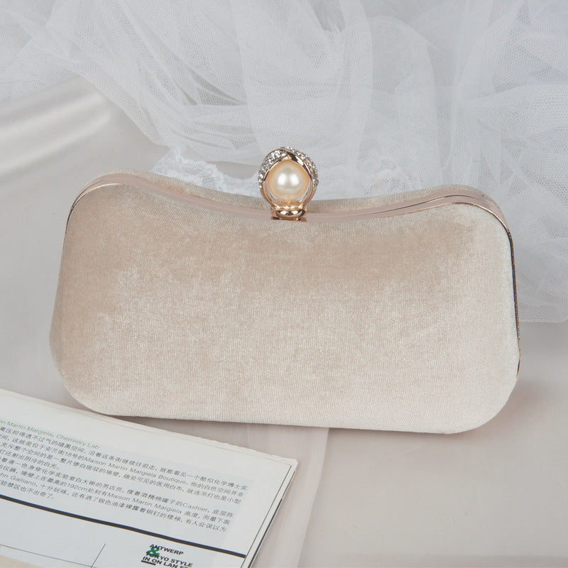 Velvet hot vintage lady handbag