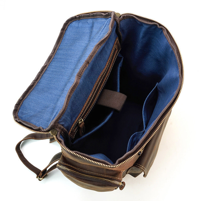 The Upside Down Drafts – Architect’s Crazy Horse Leather Backpack