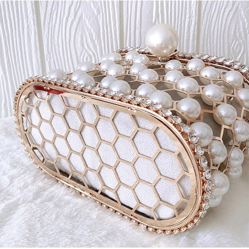 Enchanted Pearls – Evening Bucket Bag