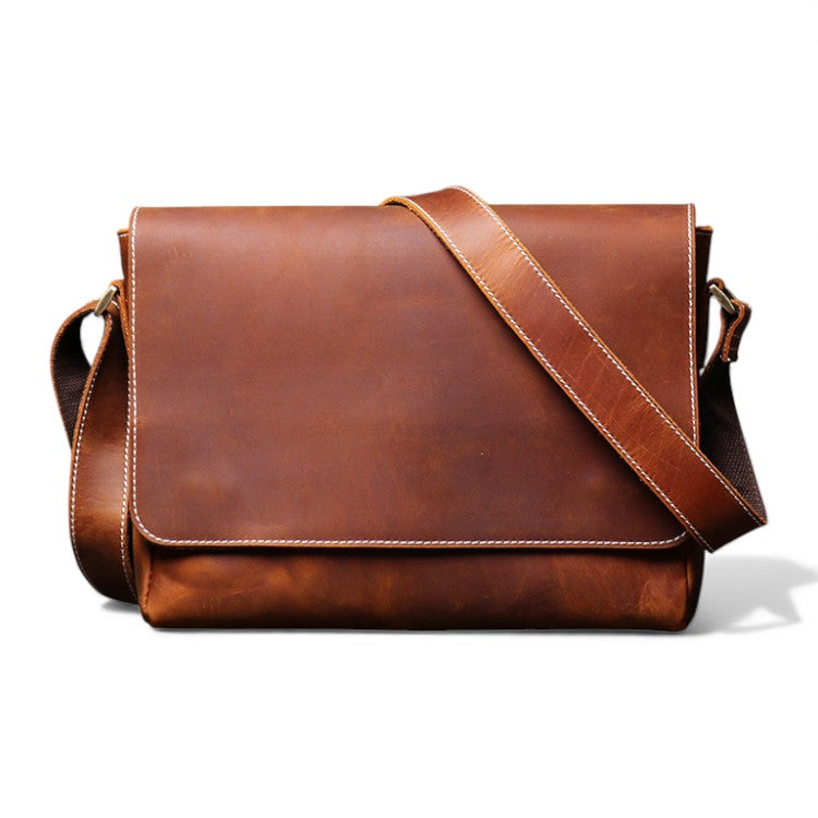 The Jeffords Built-Tough Leather Messenger Bag