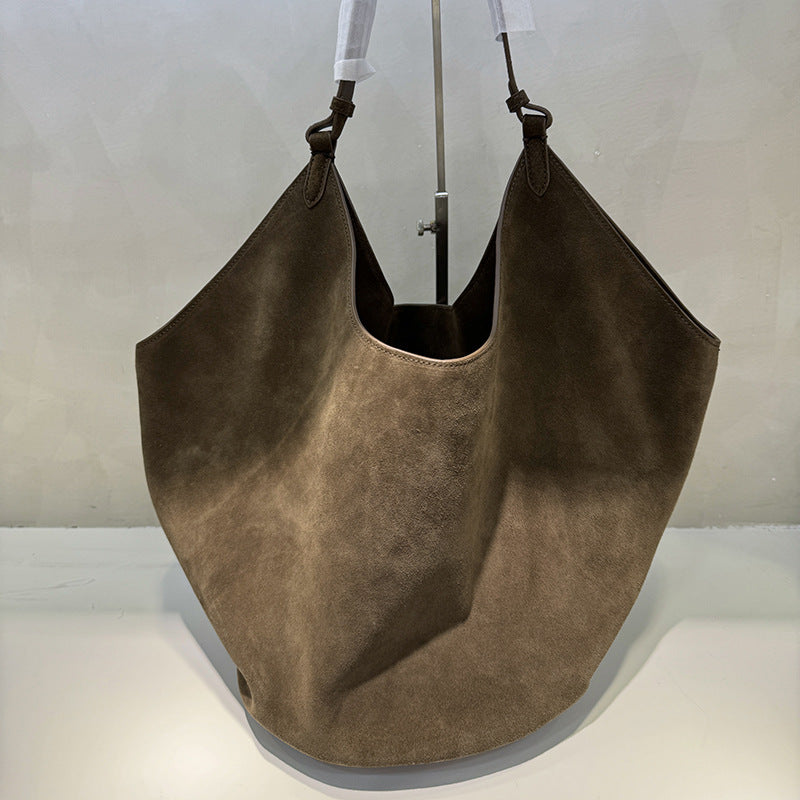 The Willow Drift Leather Bucket Bag