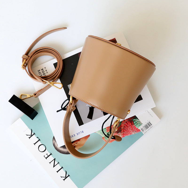 Getaway Car Nights Leather Bucket Bag