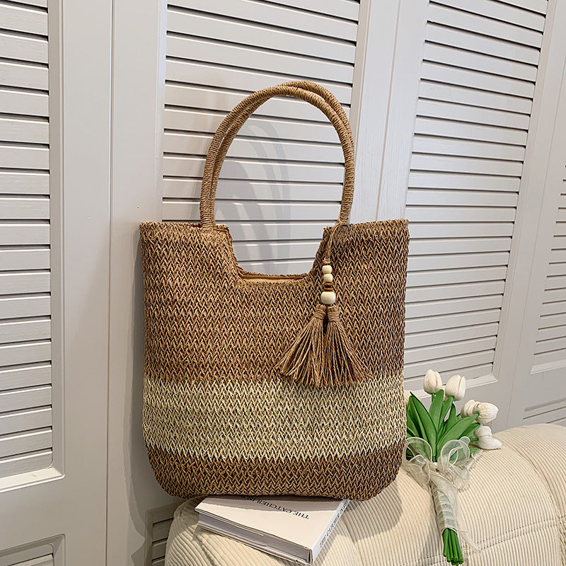 Thank U, Next Vacation Beach Woven Tote