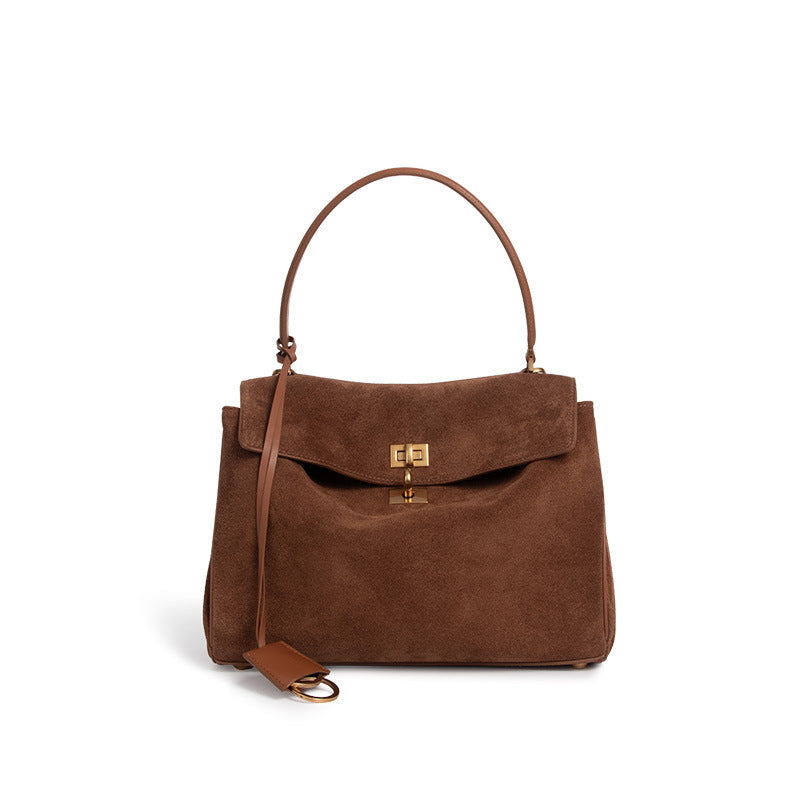 Cardigan Season – Vintage Leather Satchel for the Driven Girl