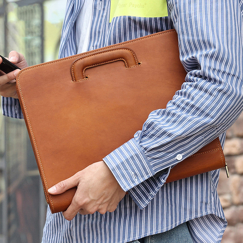 Unagi Utility – Crazy Horse Leather Laptop Case