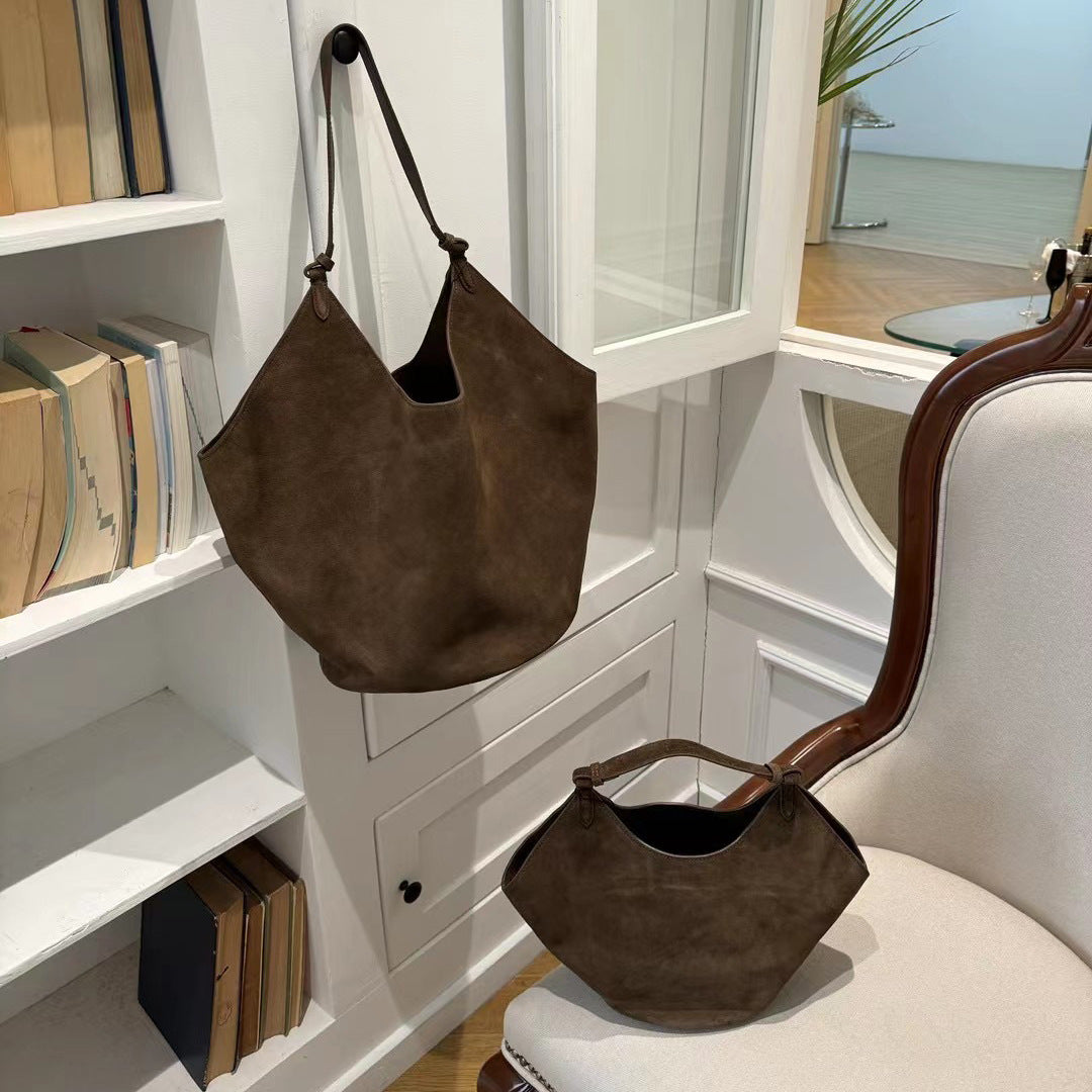 The Willow Drift Leather Bucket Bag